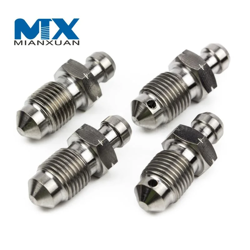 Corrosion Resistant Titanium Caliper Bleed Nipple Screw M7 M8 M10 for Motorcycle