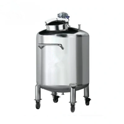 Mobile Type Stainless Steel Sealed Liquid Soap Cosmetic Storage Tank Cream Storage Container