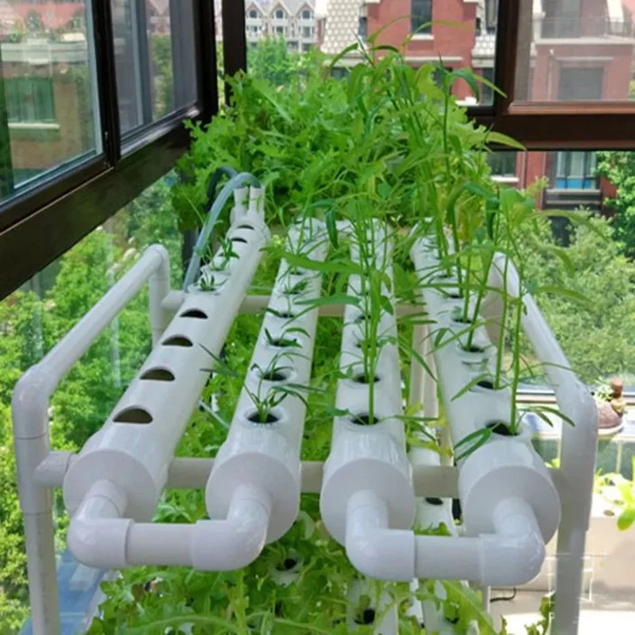 Save Water and Fertilizer, Easy to Clean Channel Pipe Hydroponics Nft Gutter Growing System