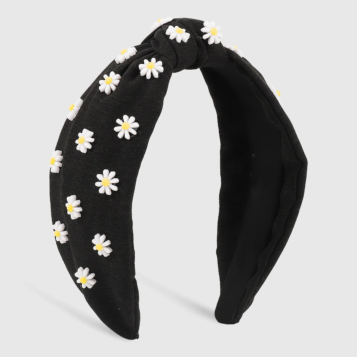 Moda Flor Cabello Accesorios Dulce Daisy pelo banda Knotted Headband