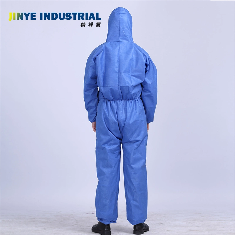 Disposable Non-Woven SMS Protective Coveralls Paint Cuff Waist Workwear