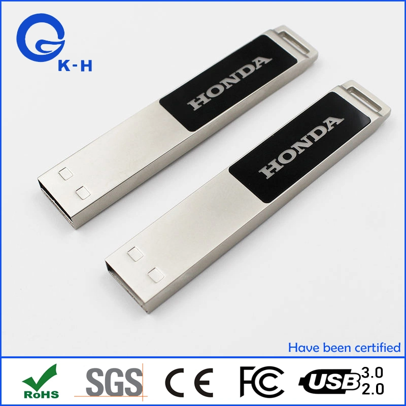 8GB 16GB 32GB Custom LED Light up Logo USB Key 3.0 2.0