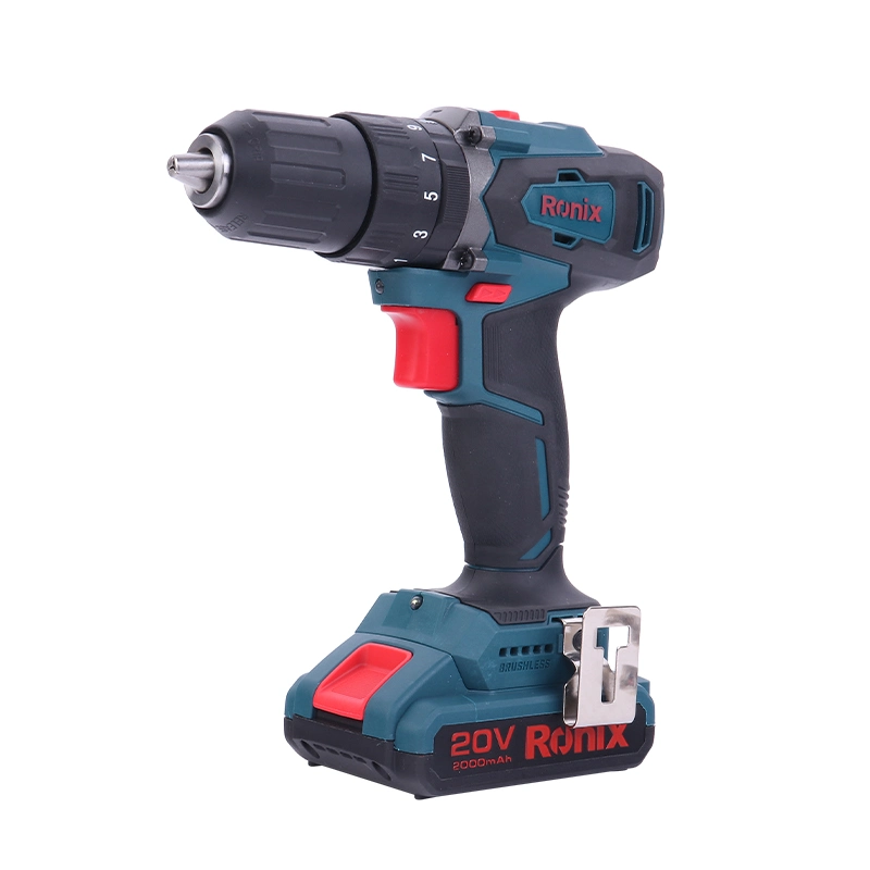 Ronix 2 Speed Cordless Power Tool Brushless Hammer Drill