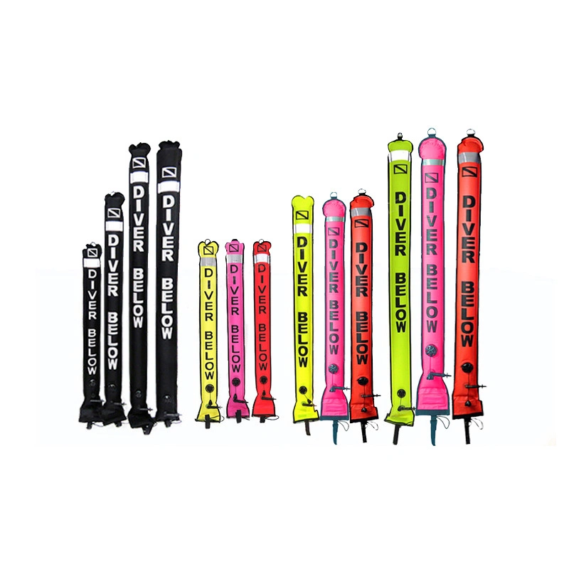 Factory Colorful Diving Dive Surface Marker Buoy for Underwater Safety Reminder