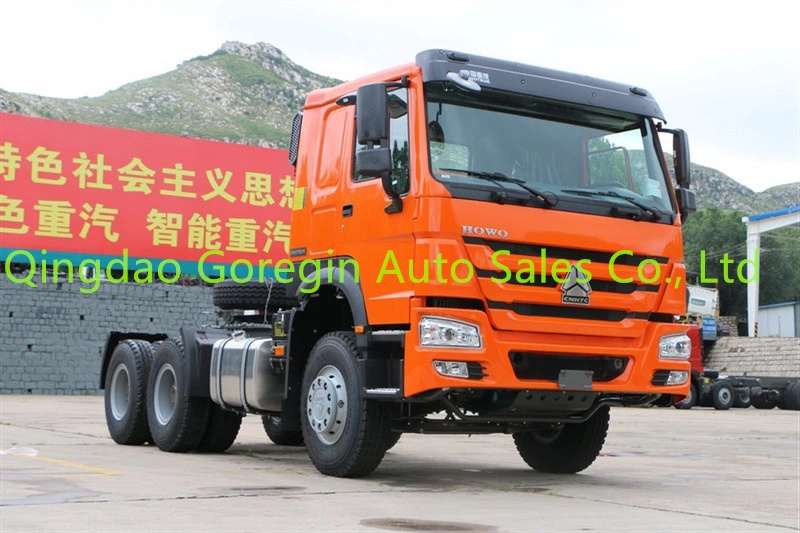 عجلات Sinotruk HOWO 10 الجديدة 371HP شاحنة جرار/رأس مقطورة/ شاحنات Head/Heavy Duty / شاحنات 6X4 للبيع الساخن لـ أفريقيا