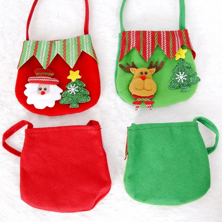 Festival Gifts Crafts Christmas Decorations Candy Bag Custom Children Carry Bag