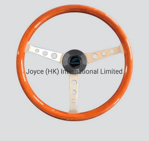 Hot Sale Aluminums Alloy with Wood Steering Wheel for Yacht