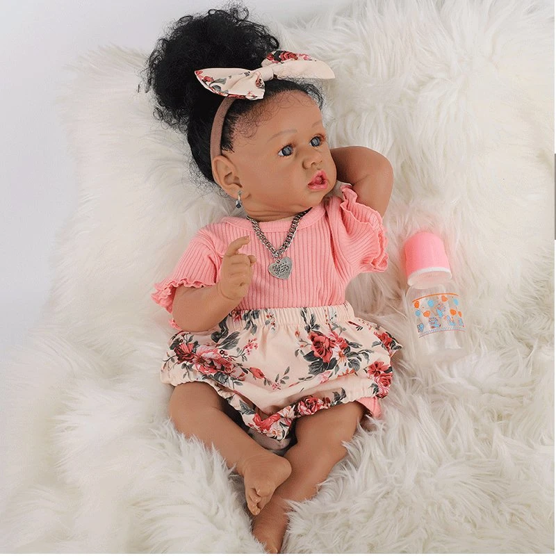 23 Inch Reborn Dolls Silicone Soft Realistic Princess Girl Baby Doll