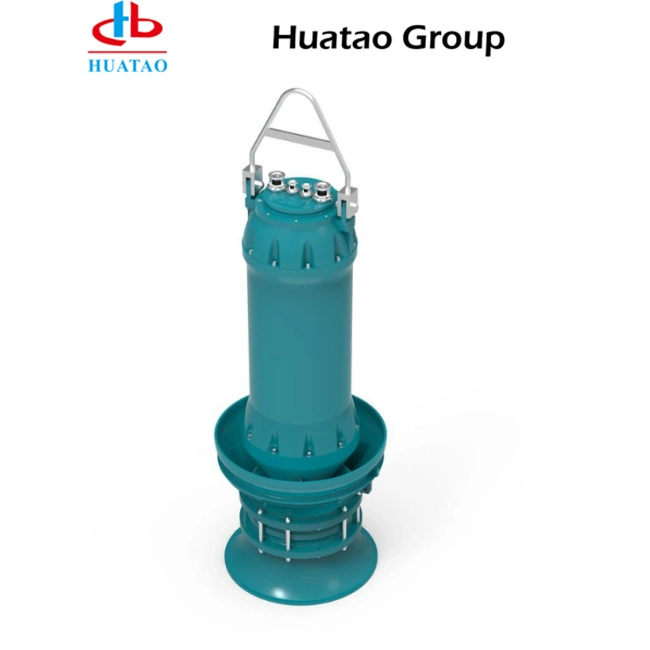 High Efficiency Industrial Vertical Submersible Axial Flow Water Pump for Flood Water Drainage