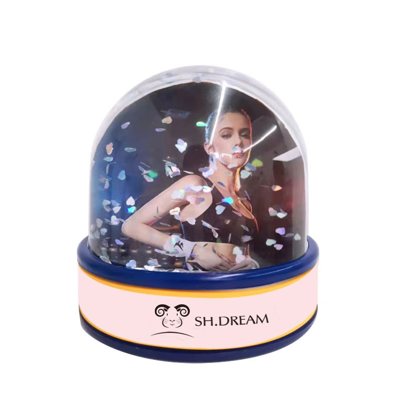 Silicone Band Base Snowflake Picture Custom Snowglobe