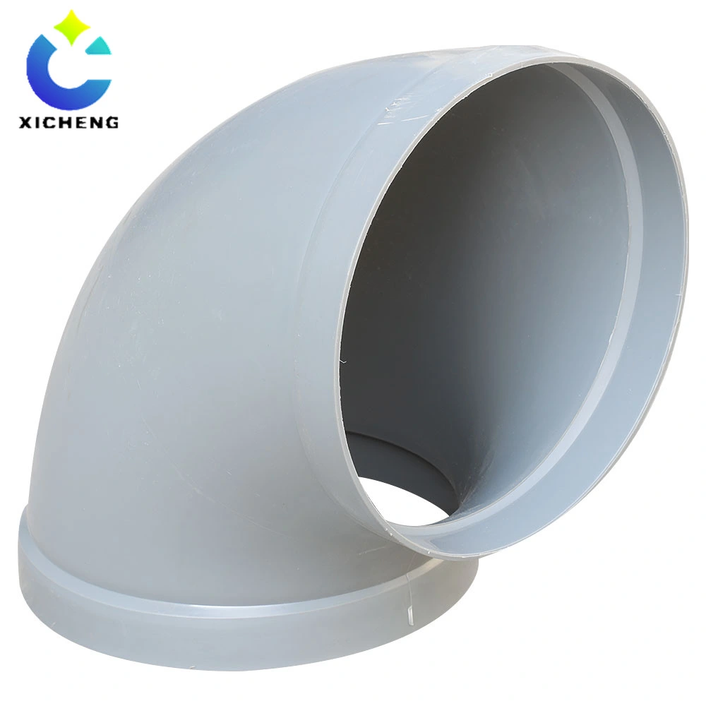 PP PVC Plastic Pipe Fittings 45 Degree 90 Degree Elbow Bender