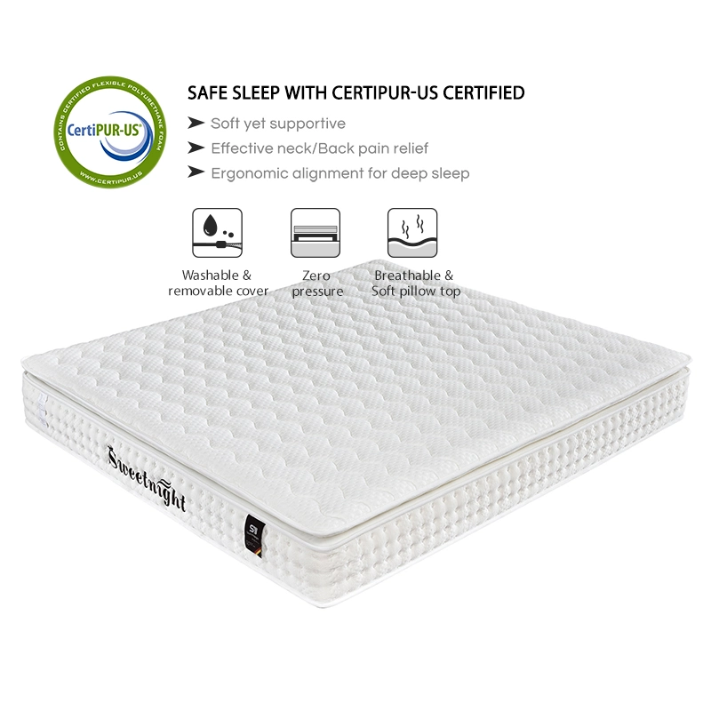 Latex Full Size Hotel Orthopedic Memory Foam Spring Mattress