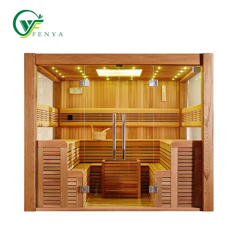 Novo Design Exterior 3-4 pessoa Hemlock Sauna Casa / Sauna pré-fabricada Quartos