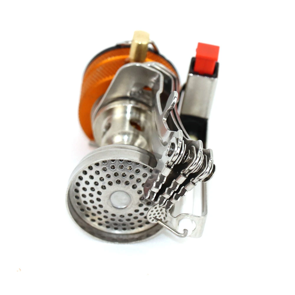 Outdoor Backpacker Cook Stove Camping Portable Gas Mini Stove with Adjustable Fire Design