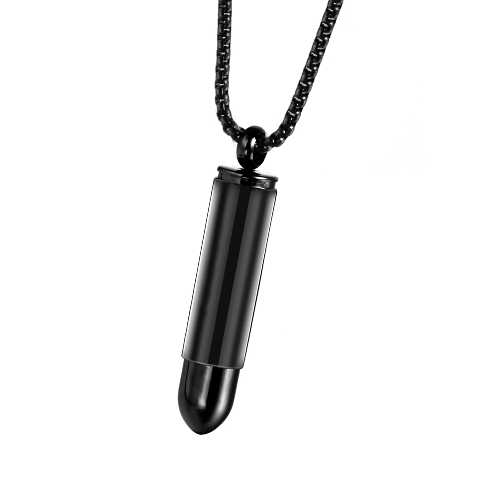 Commemorative Urn Pet Cremation Ashes Sublimation Perfume Bottle Jewelry Series Cross Bullet Memorial Pendant Necklace