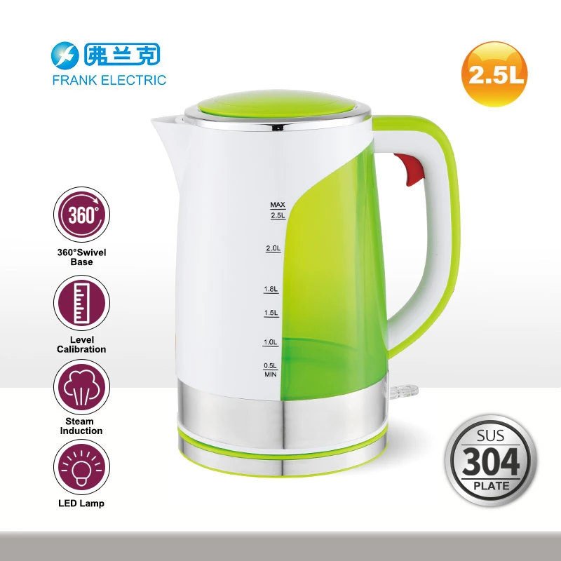 2022 New Product Hot Selling Electric Tea Kettle with 2.5 Liter Capacity