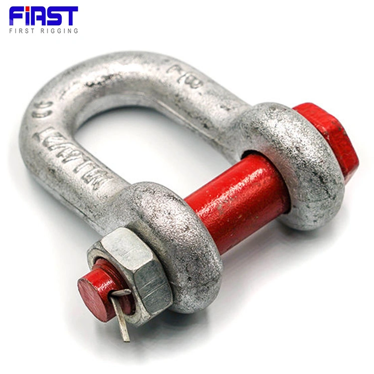 Us Type G2150 Forged Bolt Type Chain Shackle for Bridge Hoisting