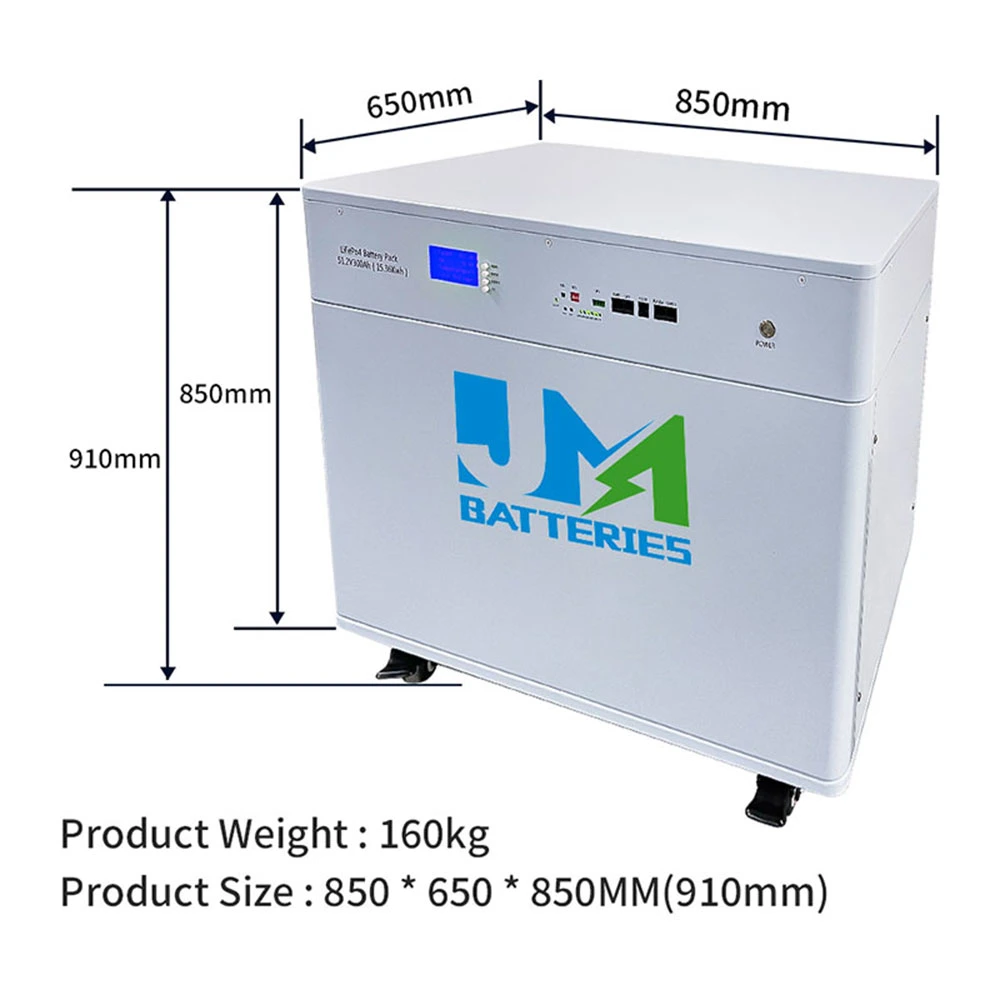 Catl 51.2V 48V 300ah LiFePO4 Pack de batterie solaire au lithium 15kWh Batterie domestique.