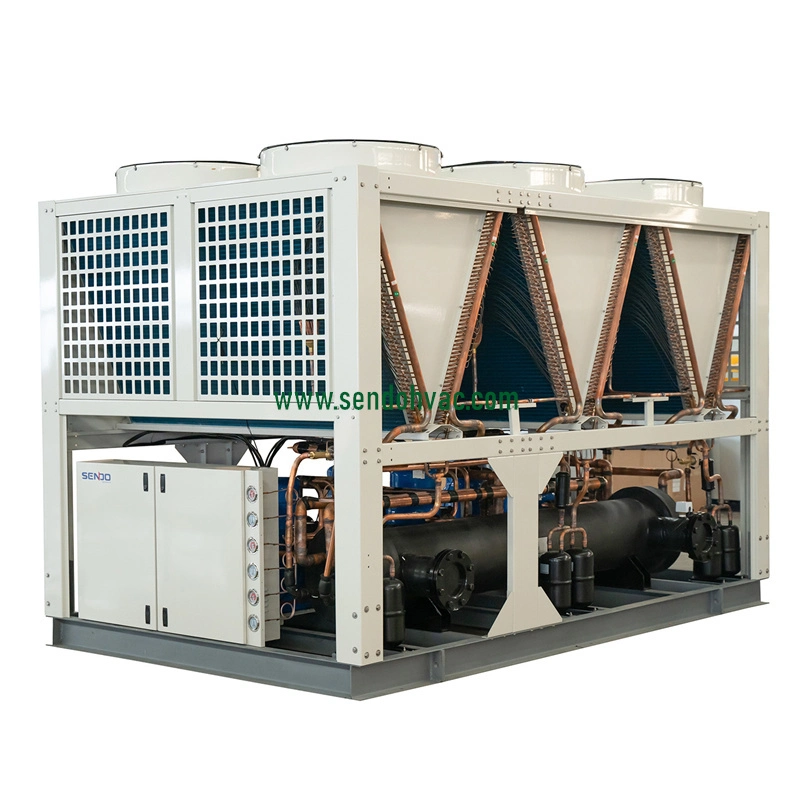 Industrial Air Conditioning Air-Cooled Modular Scroll Cooling/Heating Water Chiller System R410A