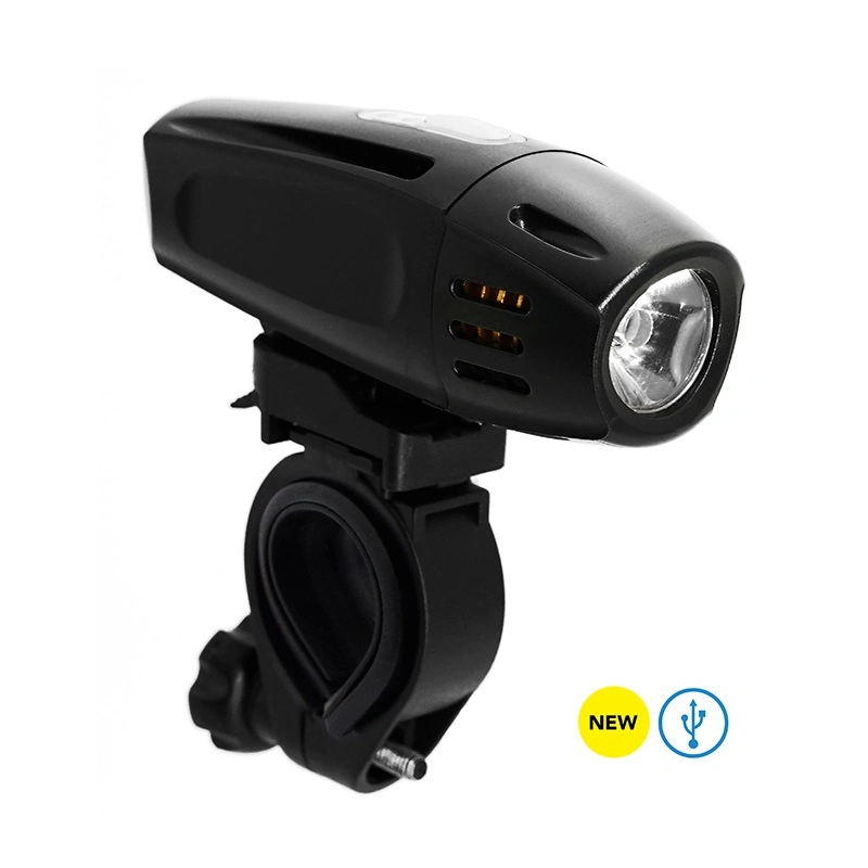 Farol para bicicleta LED recarregável USB para ciclismo de segurança (HLT-004)