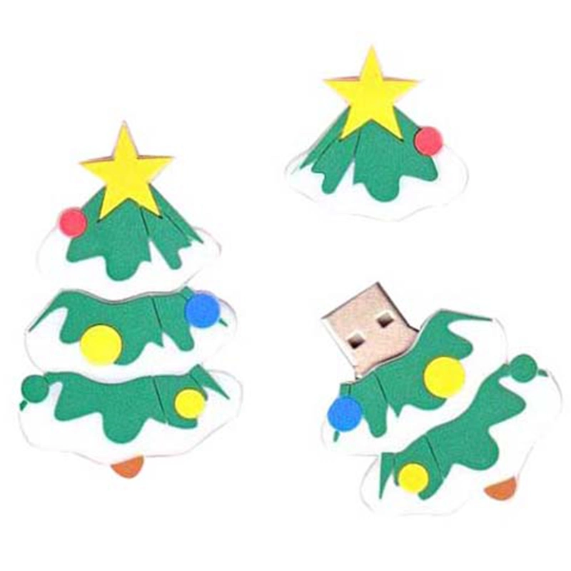 Hot Selling caractère personnalisé carton PVC souple USB Flash Drive