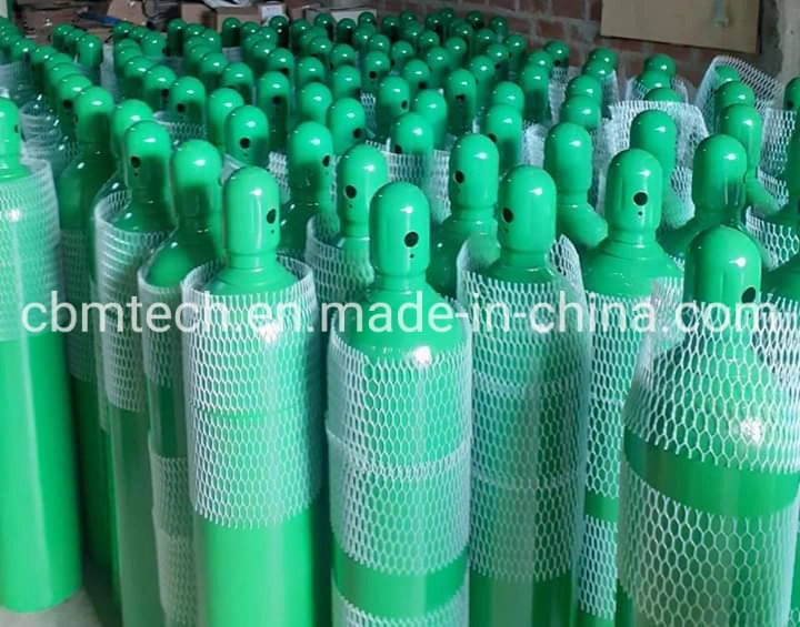 50L/150bar/6.0mm High Pressure Vessel Seamless Steel Oxygen Gas Cylinders