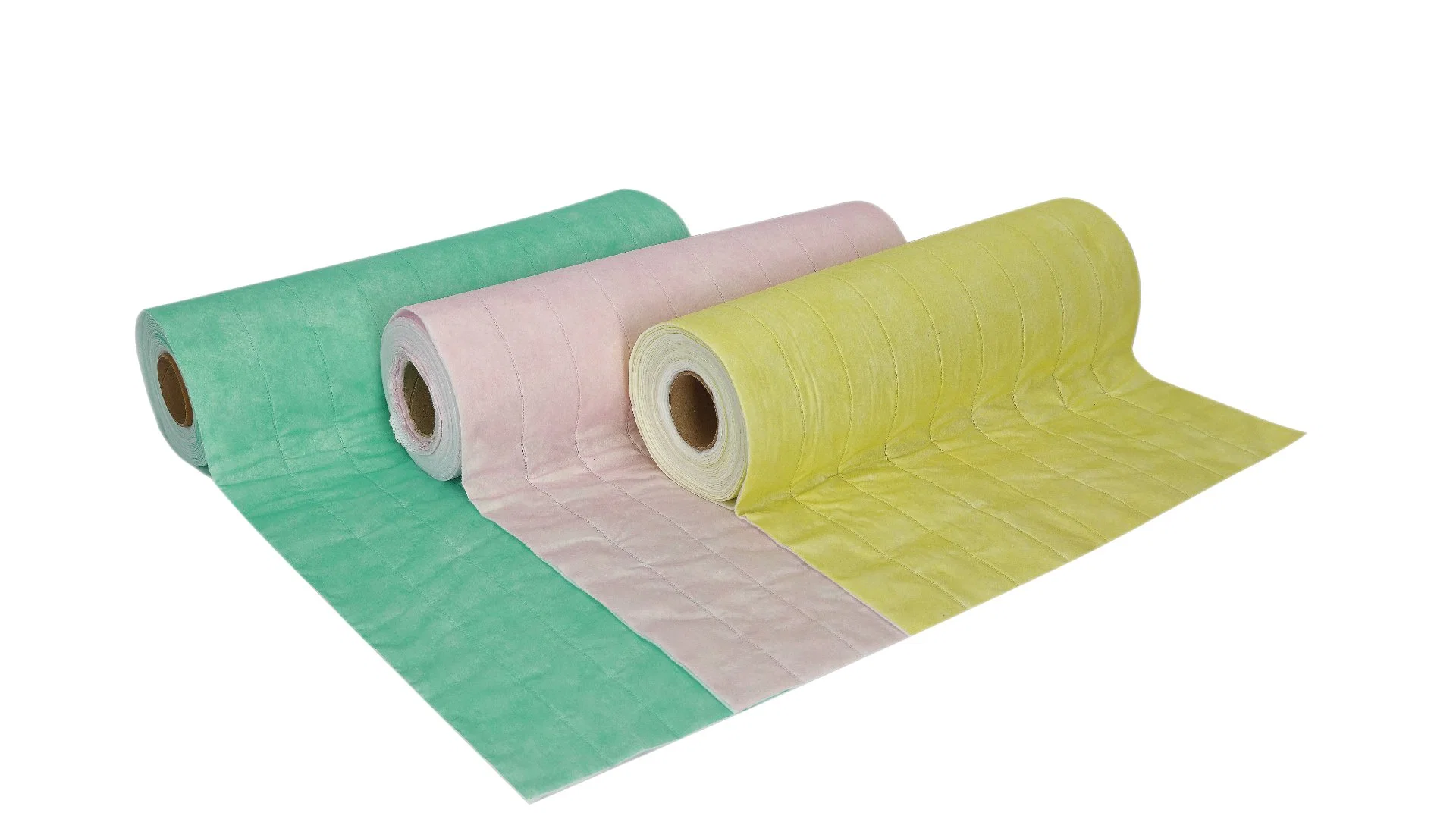 Light Yellow Non-Woven Pocket Media/Non-Woven Pocket Bag Filter/Pocket Filter Media