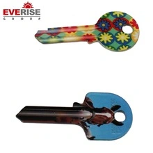 Personalized DIY Very to Find Color Key for Door Lock