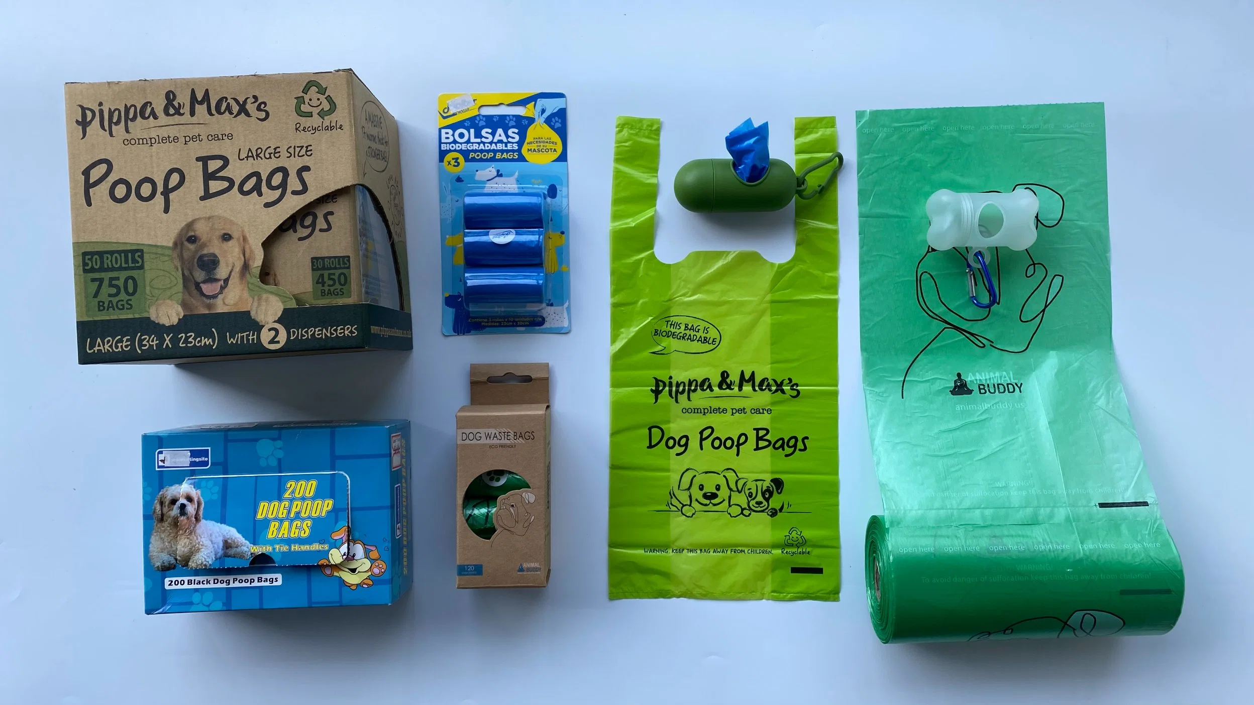 Plastique PE PLA biodégradable compost impression chien parfum Poop Nappy Food Vest Shopping Corbeille Ziplock poubelle T-shirt sacs Factory Fabricant