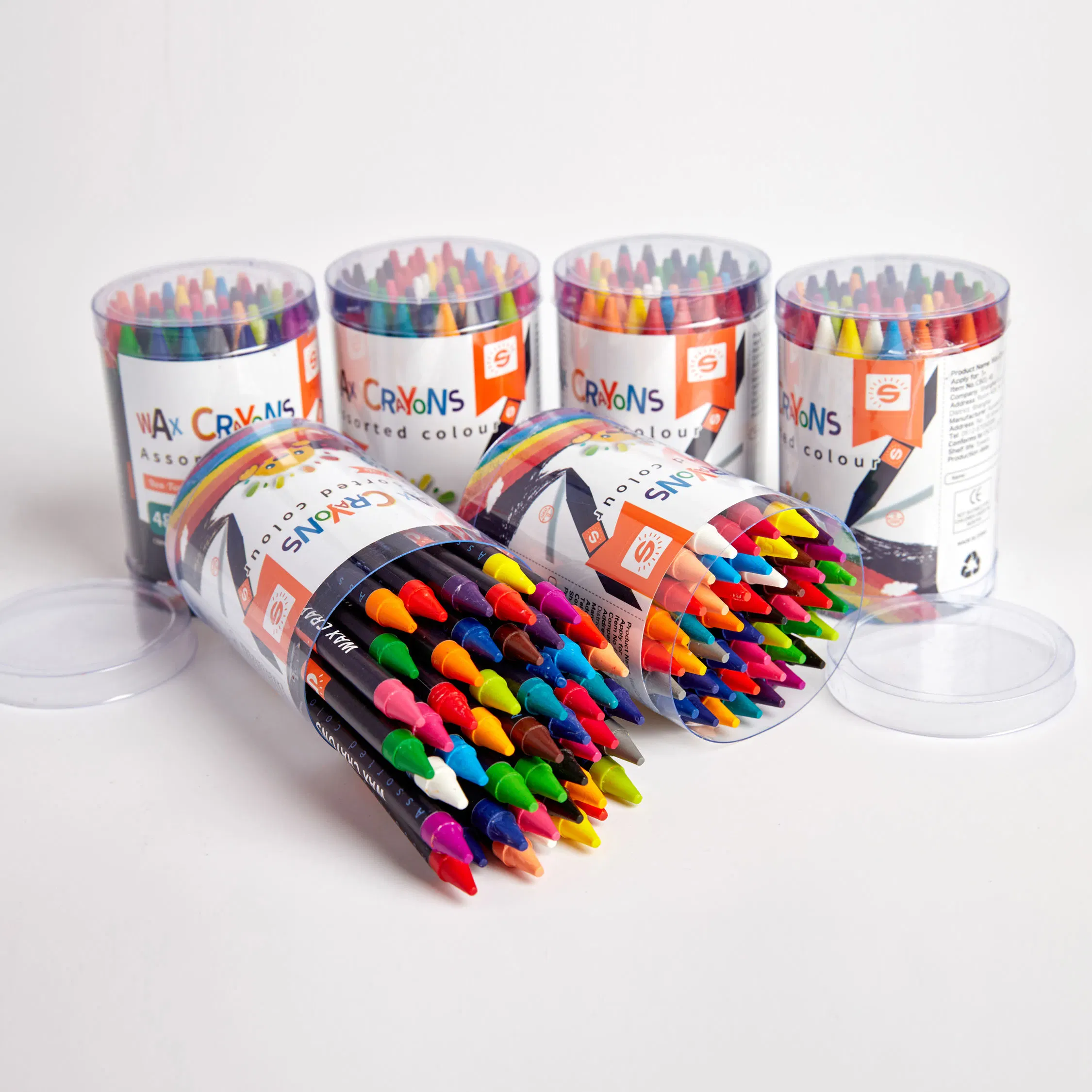 يستخدم الطلاب أقلام كرايون الأطفال رسم أقلام تلوين الشمع منتجات الأطفال الصغار 48 أجهزة كمبيوتر الأطفال كرايون