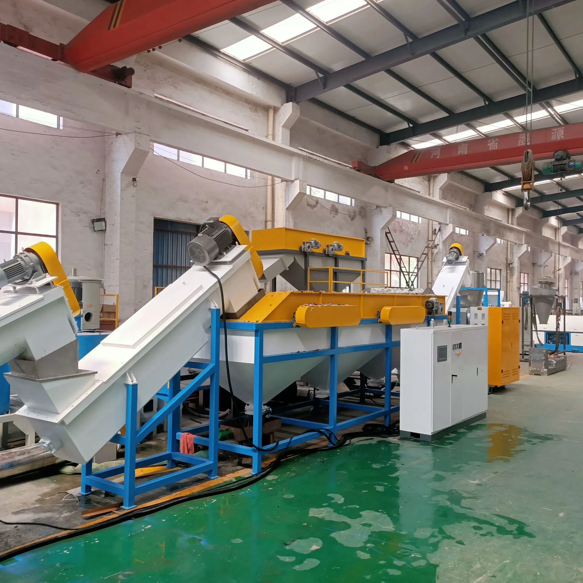 Plastic Scrap Recycle Machinery/ Plastic Bottle Flakes Recycling Equipment