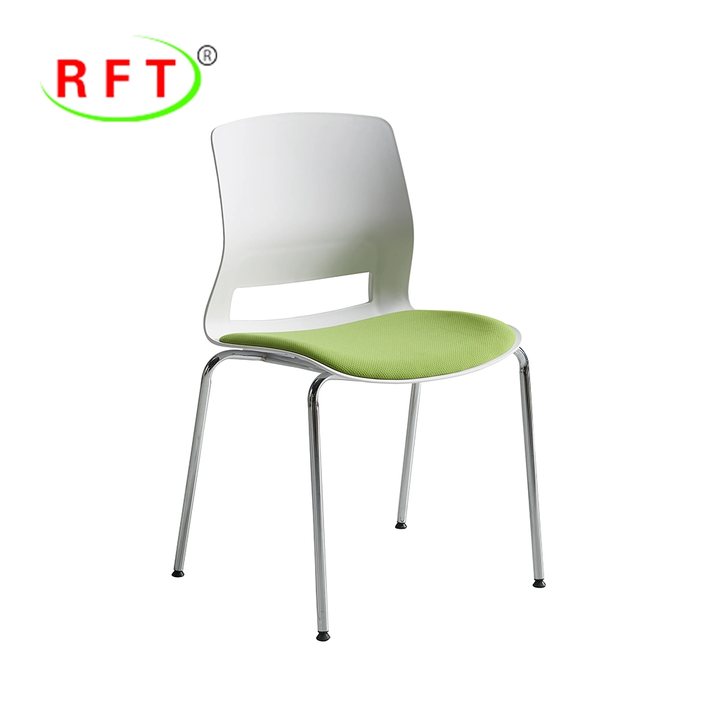 Modern Competitive Red PP Plastic Hospital Canteen Dining Chair