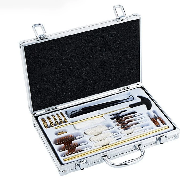 Shooting Accessories Professional Universal Supplies for All Gun Cleaning Kit with Plastic Case