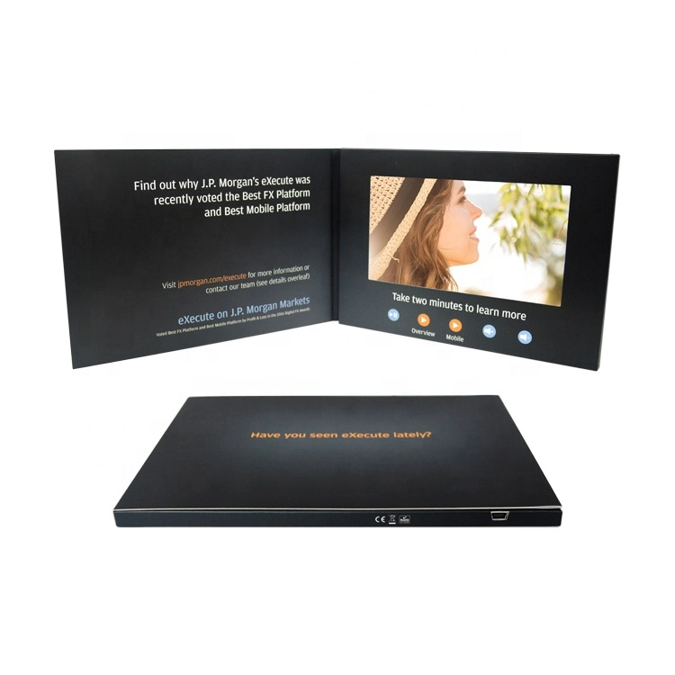 Creative 2.4/4.3/7 Inch LCD Display A4 A5 Digital Greeting Card