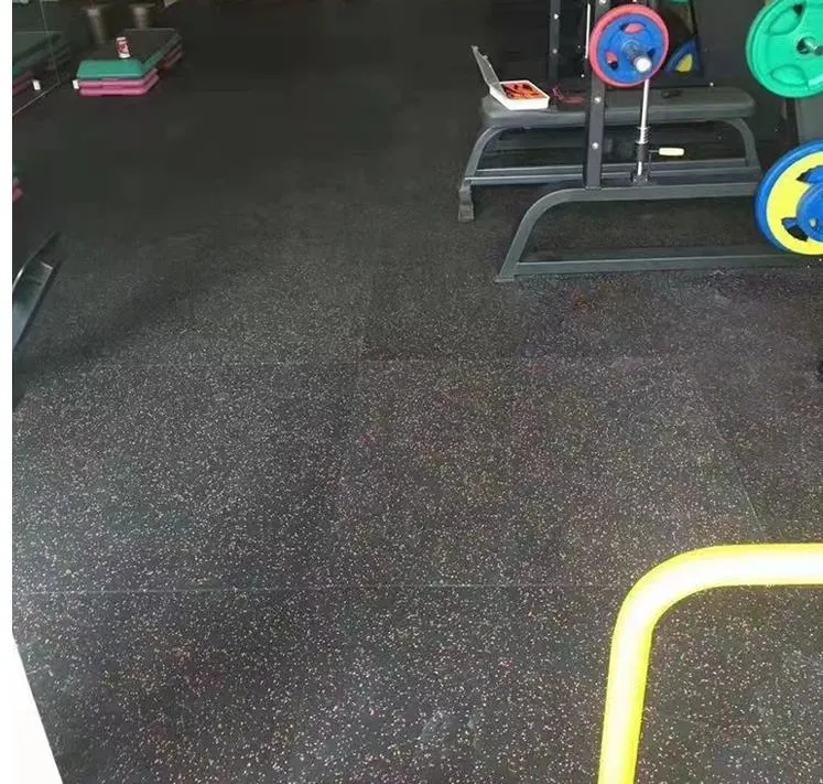 Gym Fitness confiable de seguridad de caucho Non-Slip alfombras de piso piso para el levantamiento de pesas