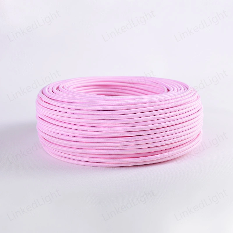 Indipink 2 Core Rayon Weaving Woven Braided Electric Wire