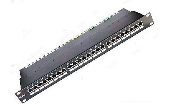 RJ45 AMP CAT6/Cat5e 24 Ports Patch Panel