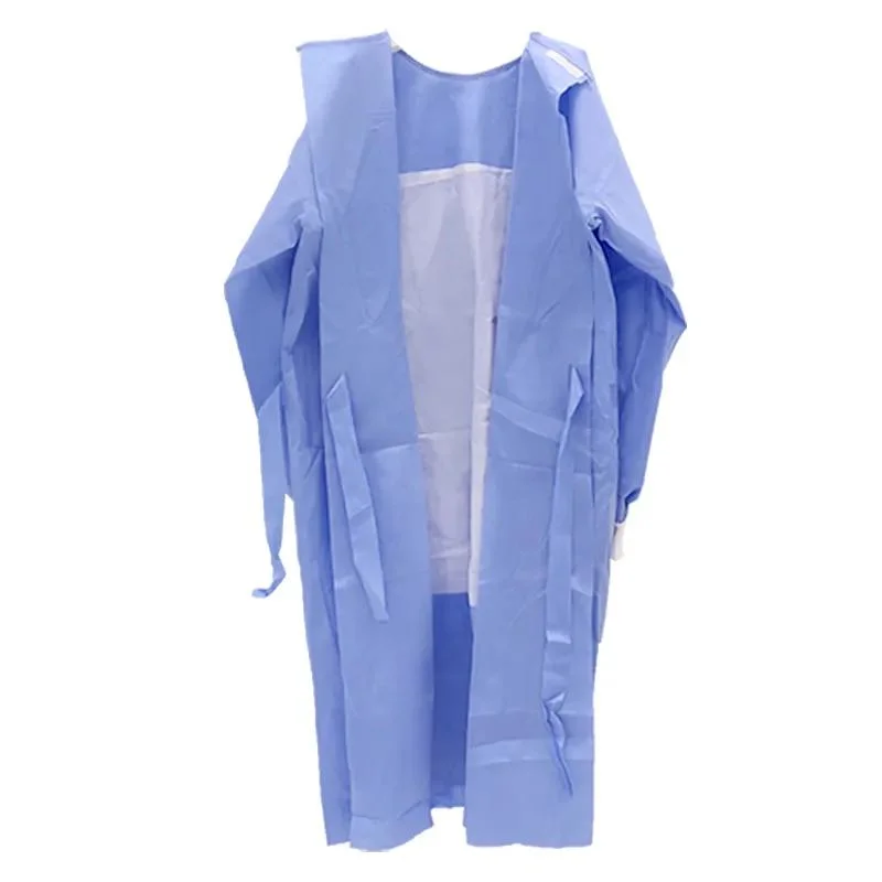 Wholesale/Supplier Non-Woven Fabric Medical Surgical Gowns SMS Surgical Isolation Custom Design Disposable Waterproof Gown