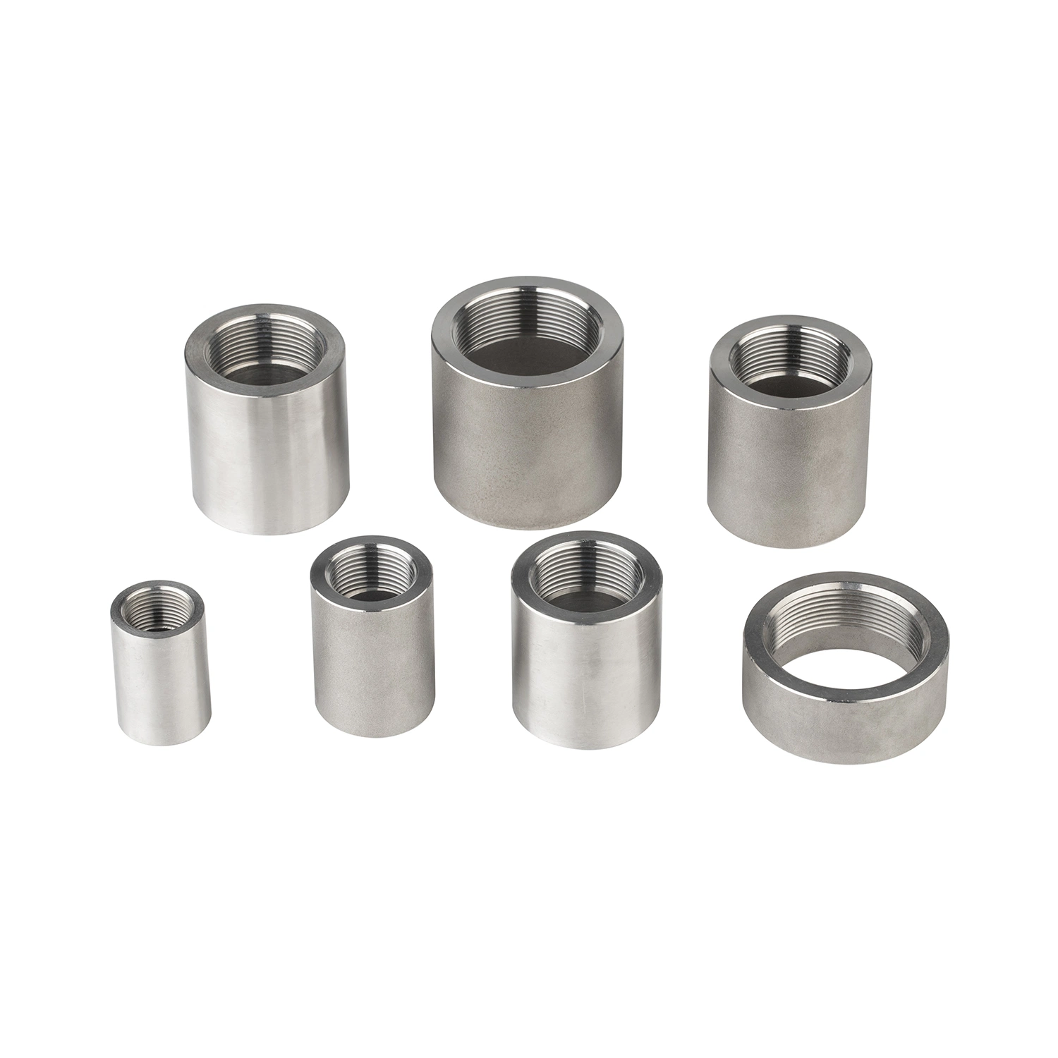 Stainless Steel Pipe Fittings 304 1/4"-4" NPT/BSPT Female Thread Coupling