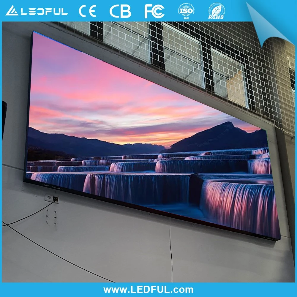 Pantalla de publicidad LED de un solo lado o doble lado personalizada, pantalla de paneles LED HD P2,5