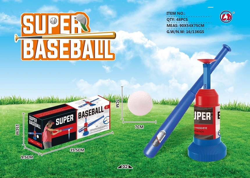 Baseball Parent-Child Interactive Recreational Sports Baseball Kitb Baseball Launcher with 3PC Balls Automatic Ball Machine Traning Set Pitcher Indoor Outdoor