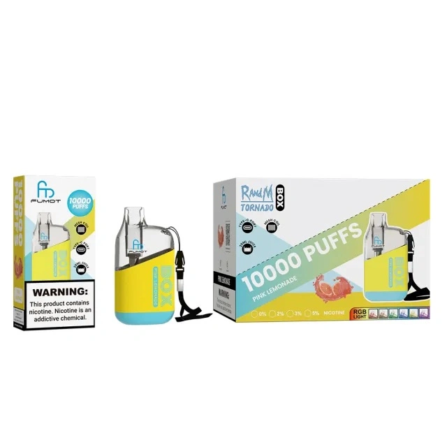 100% Original jetable E cigarettes Randm Tornado Box 10000 bouffées