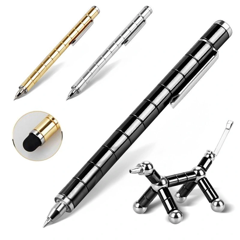 Hot Selling Novelty Magnetic Multifunction Ball Stylus Polar Pen