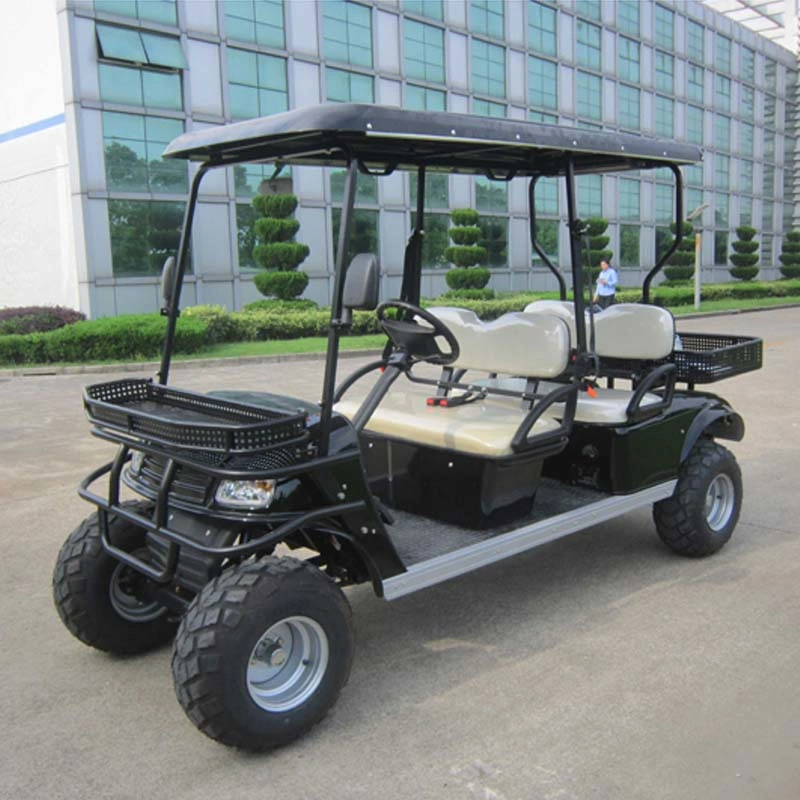 CE Approved 4 Seats High Lifted Golf Car Electric Hunting Car (DH-C4)