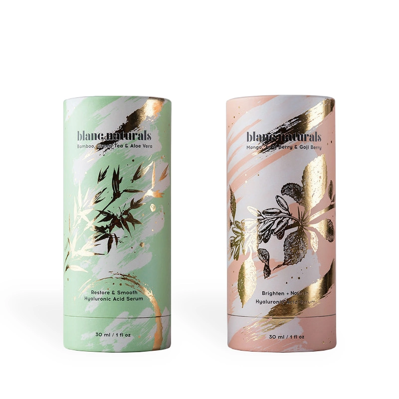 High quality/High cost performance Custom Cosmetic Essential Oils Cardboard Round Paper Tube Box