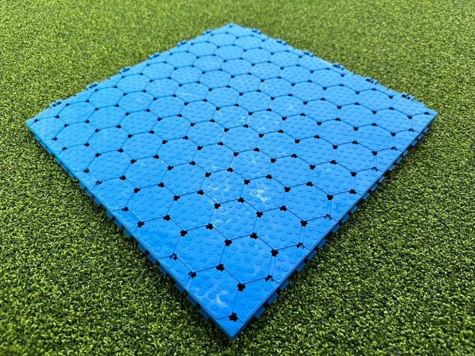 TPV Rubber Interlocking Sport Floor Tile for Basketball, Tennis, Playground Asf-V3