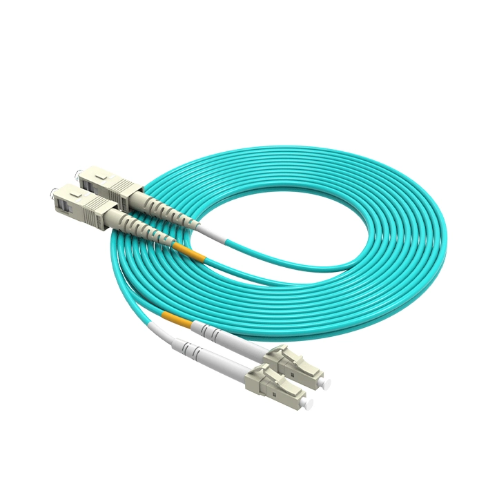 OEM Sc LC APC Upc Multi-Mode Om3 10 Gigabit Duplex Optic Fiber Jumper Fiber Optic Patch Cord