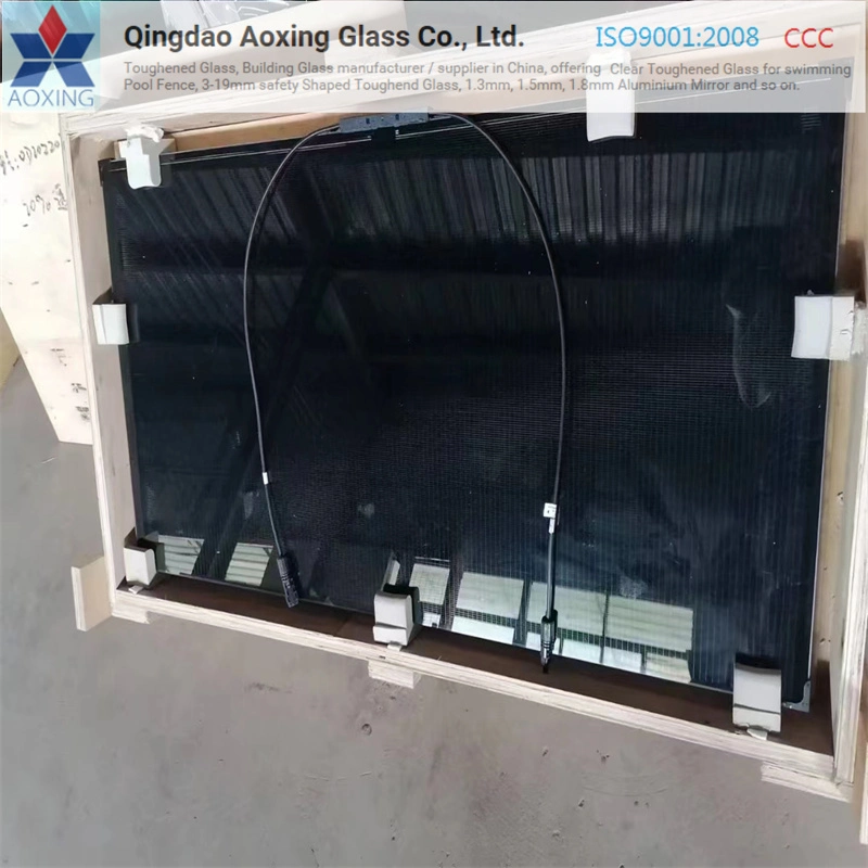 2mm/2.8mm/3.2mm Super Clear Tempered Photovaltaic/Photothermal Solar Glass with Ar Code