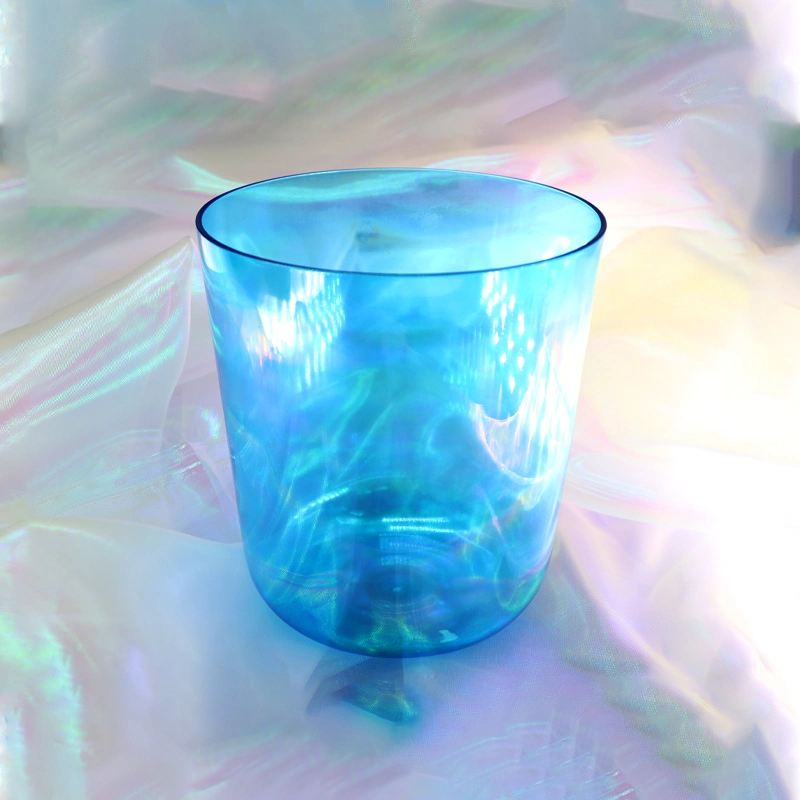 Amazing Sound Transparent Energy Chakra Quartz Crystal Singing Bowl for Sound Healing