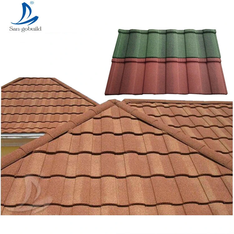 China Roofing precios Metal Roofing Super diseños Stone Coated Metal Techo de azulejos en Kerala